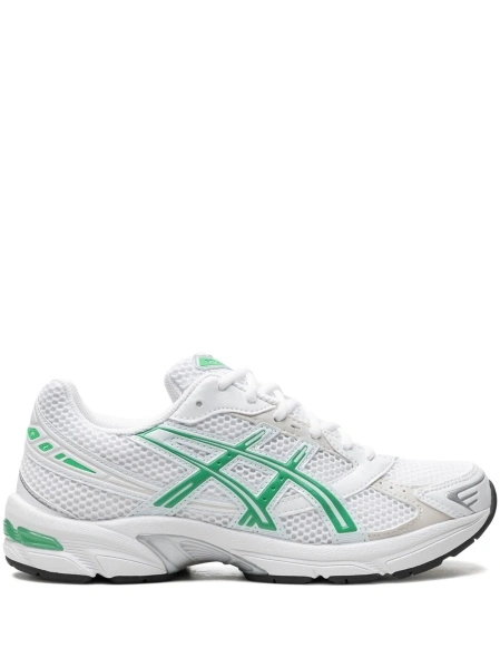 Sneakers ASICS albi din material textil