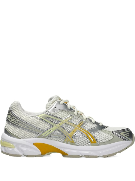 Sneakers ASICS albi din material textil