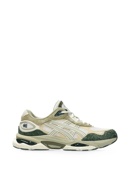 Sneakers ASICS neutri din piele intoarsa si plasa
