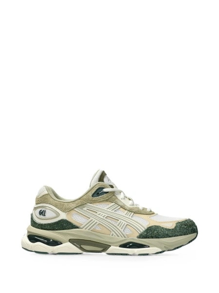 Sneakers ASICS neutri din piele intoarsa si plasa