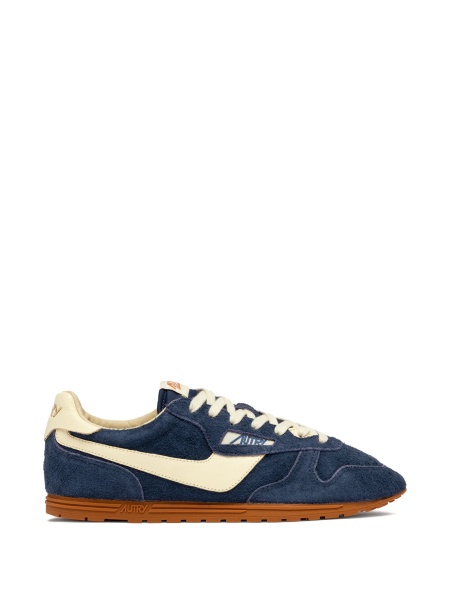 Sneakers AUTRY albastri din piele si nylon