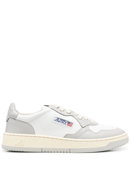 Sneakers AUTRY albi din piele