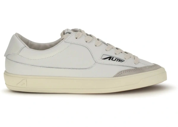 Sneakers AUTRY albi din piele