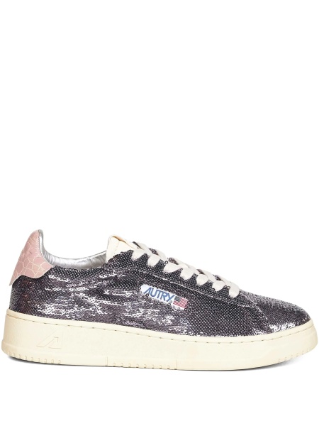 Sneakers AUTRY gri din polyester si nylon