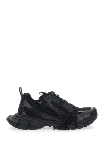 Sneakers Balenciaga negri din tesatura tehnica '3XL'