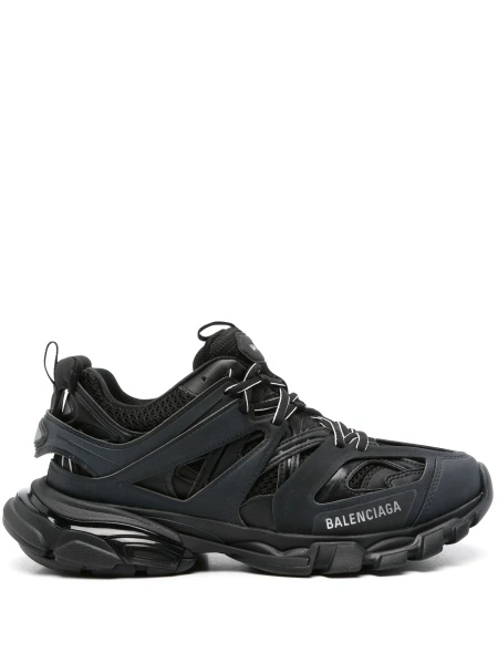 Sneakers Balenciaga track negri din polyester si poliuretan