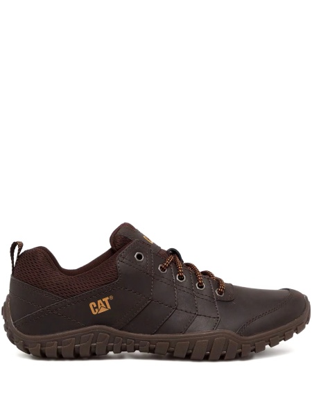 Sneakers Caterpillar maro din piele intoarsa