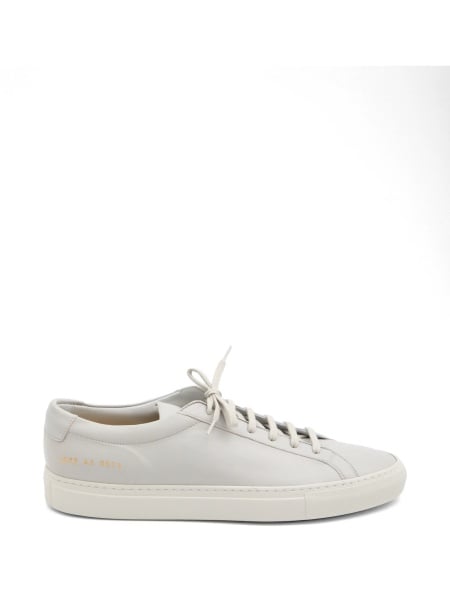 Sneakers Common Projects achilles gri din piele