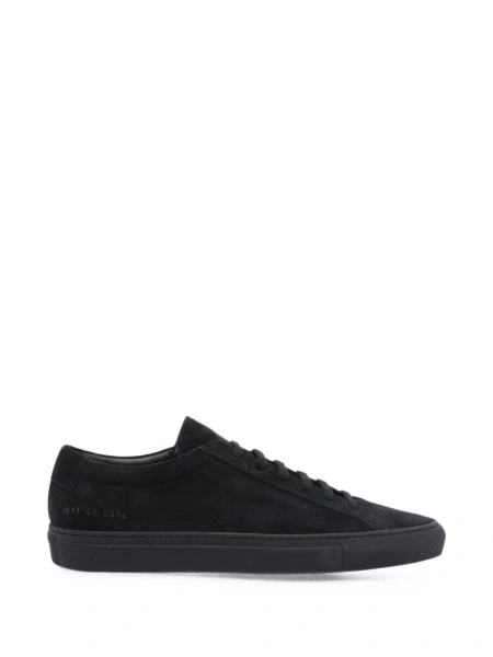 Sneakers Common Projects achilles negri din piele intoarsa