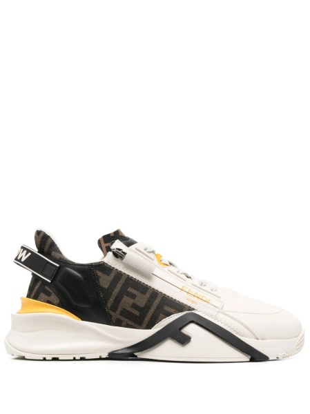 Sneakers Fendi neutri din piele