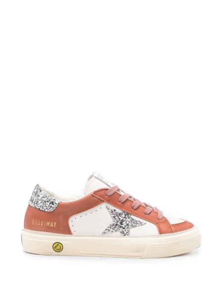 Sneakers Golden Goose maro din piele