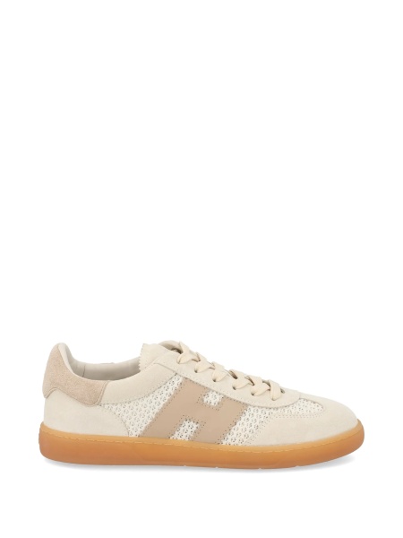 Sneakers Hogan neutri din bumbac si polyester