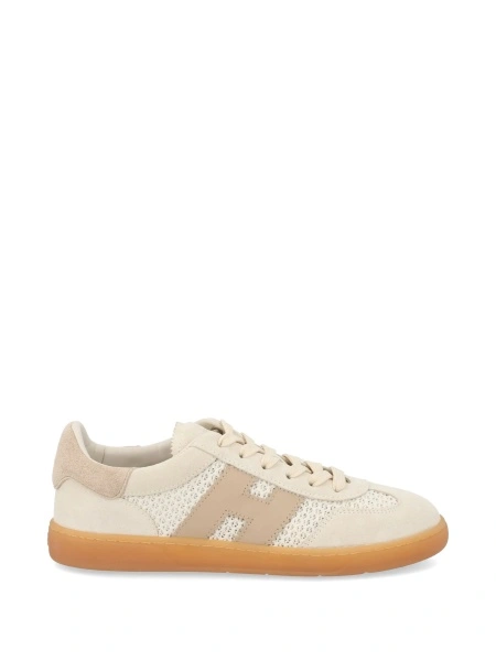 Sneakers Hogan neutri din bumbac si polyester