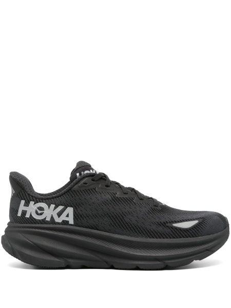 Sneakers Hoka One One negri din material textil si poliuretan
