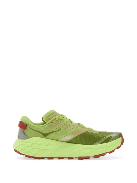 Sneakers Hoka One One verzi din material textil