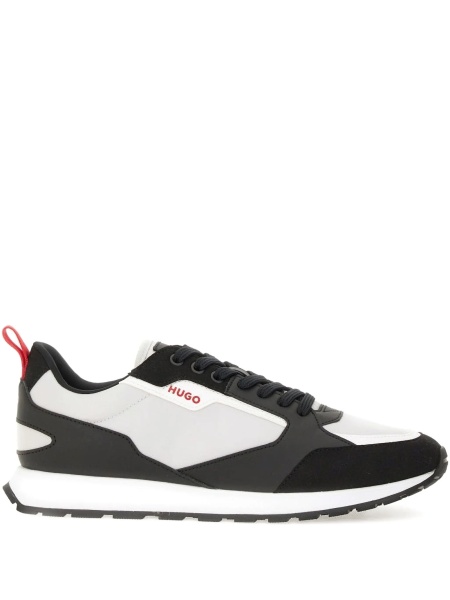 Sneakers Hugo Boss albi din polyester