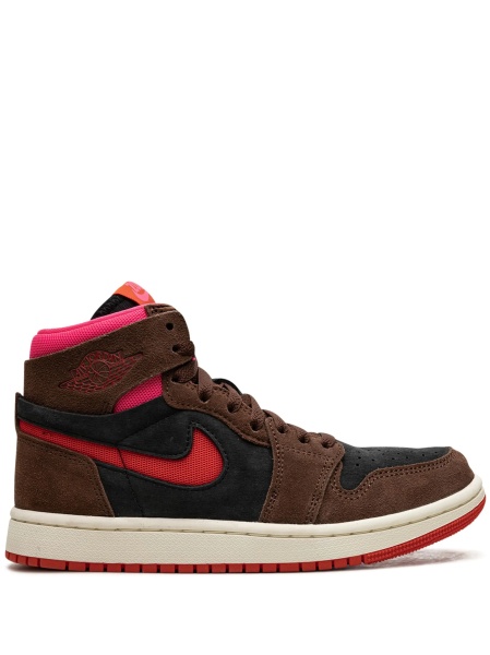 Sneakers Jordan air jordan 1 maro din material textil si piele intoarsa