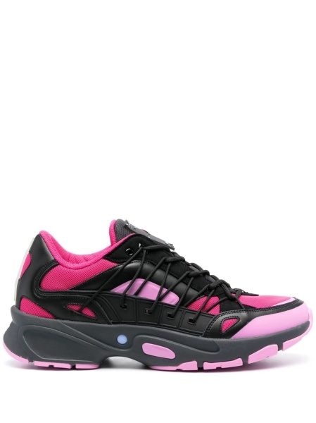 Sneakers MCQ Alexander McQueen negri din material textil si piele