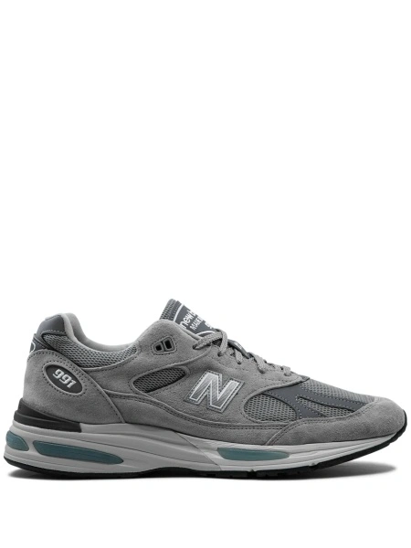Sneakers New Balance gri din piele intoarsa