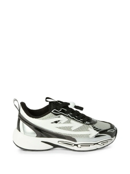 Sneakers Off-White gri din nylon si polyester