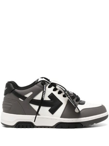 Sneakers Off-White Out of Office gri din piele si poliester reciclat
