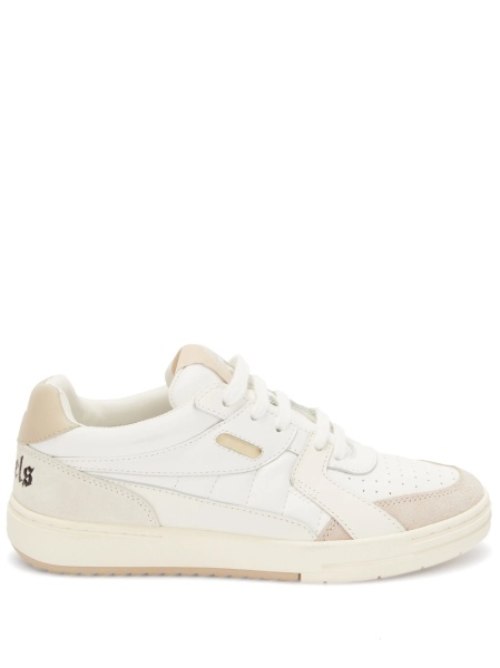 Sneakers Palm Angels University albi din piele
