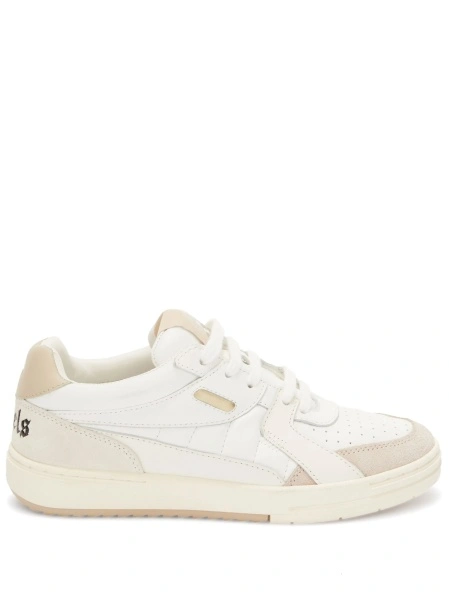 Sneakers Palm Angels University albi din piele