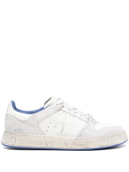 Sneakers Premiata albi din piele