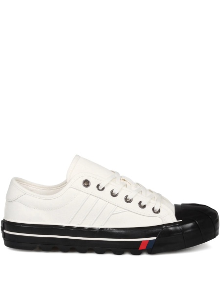 Sneakers Pro-Keds albi din material textil