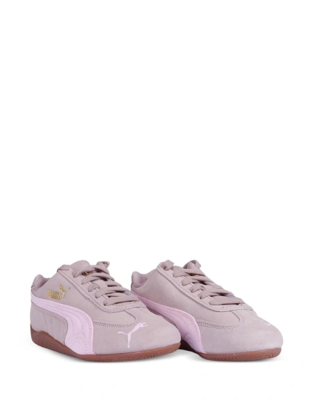 Sneakers Puma Kids roz din piele intoarsa