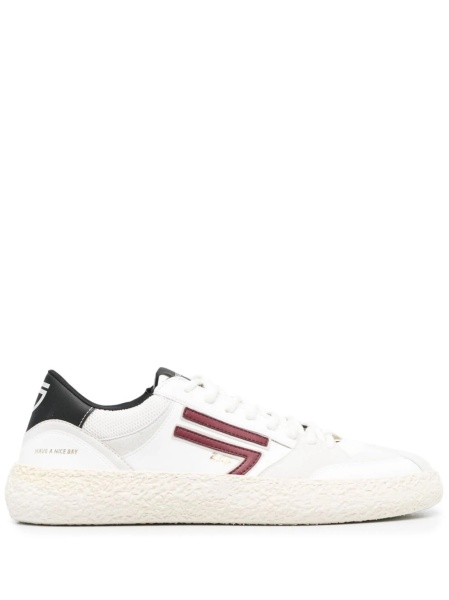 Sneakers PURAAI albi din poliuretan