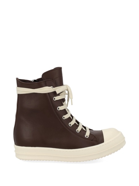 Sneakers Rick Owens maro din piele