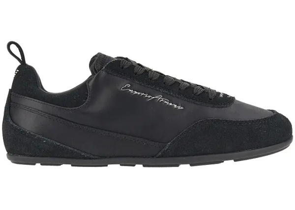 Sneakers Satin and suede leather sneakers