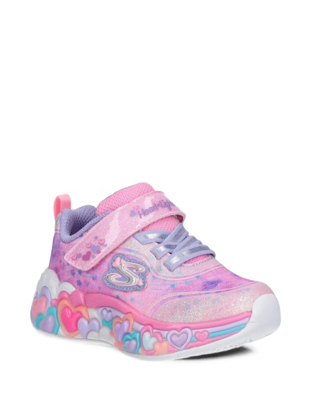 Sneakers SKECHERS roz din material textil