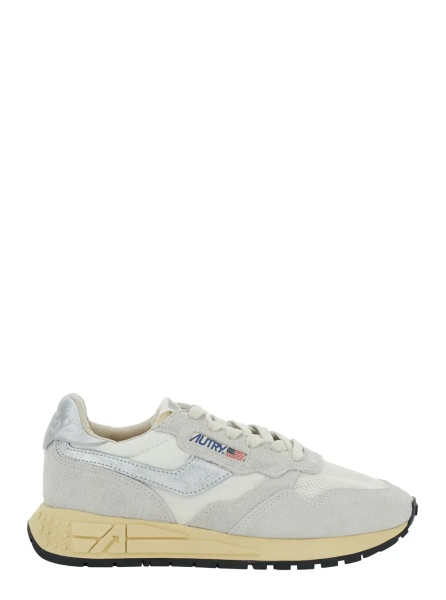 Sneakers Sneaker 'Reelwind' Low Top with Logo Patch on Tongue and Side in Leather Blend Gray Women