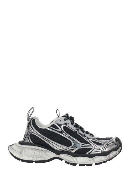 Sneakers Sneakers '3XL' with Logo on the Toe in Metallic Tech Fabric Mix for Women