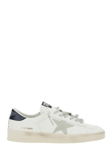 Sneakers Sneakers 'Stardan' with Star Patch on the Side and Contrasting Heel with Leather Logo White Men