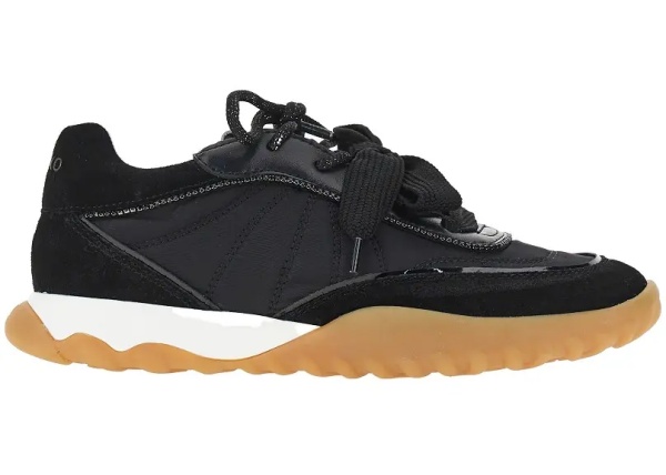 Sneakers Suede leather and nylon sneakers