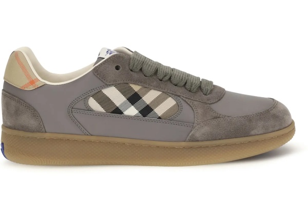 Sneakers Terrace leather and Check Sneakers