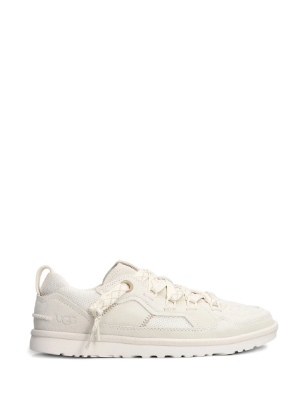 Sneakers UGG neutri din piele intoarsa si poliester reciclat