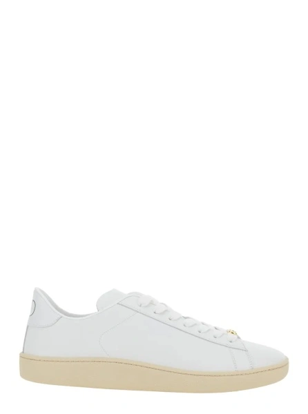 Sneakers Valentino Garavani albi din piele 'Royco'