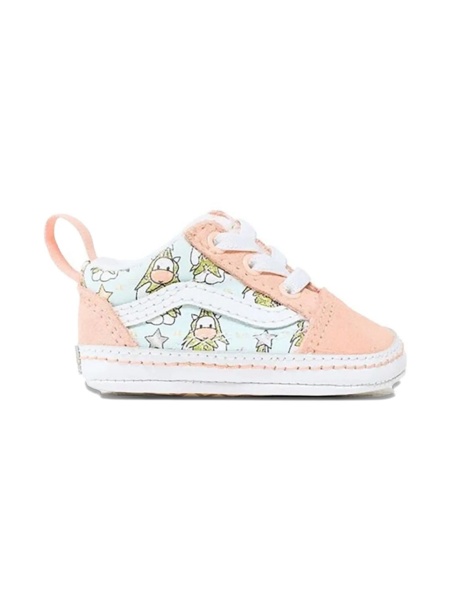 Sneakers Vans albi din polyester