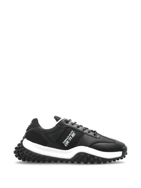 Sneakers Versace Jeans Couture negri din material textil
