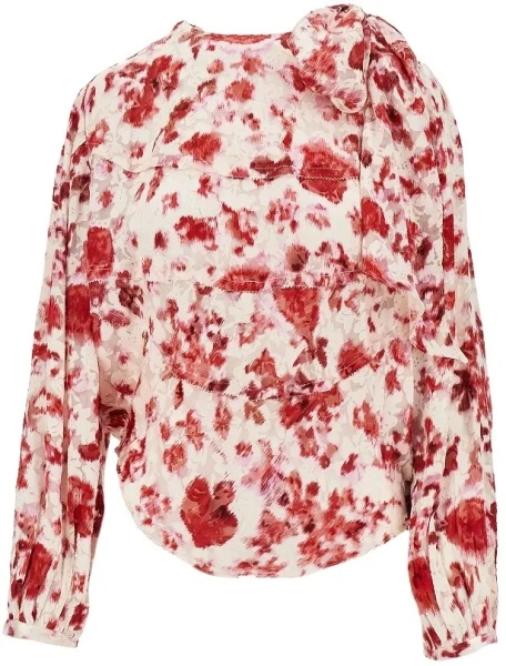 Top Isabel Marant multicolor din matase
