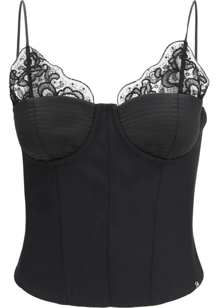 Topuri Wool-blend lace Top