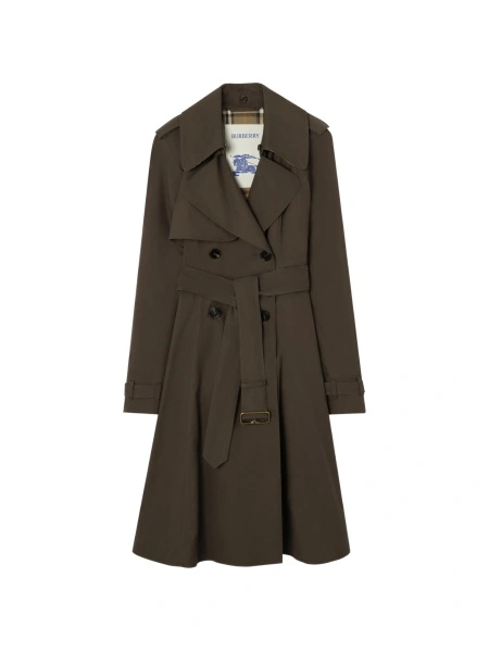 Trenci Burberry maro din bumbac