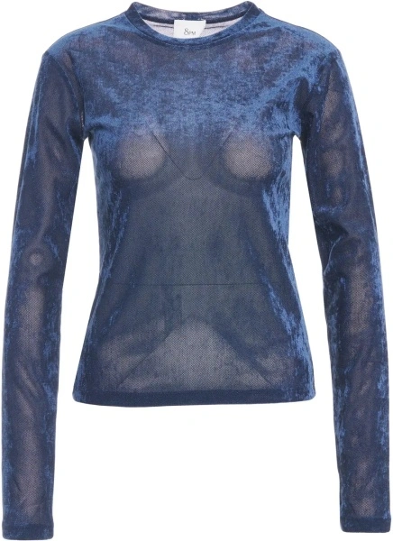 Tricou 8PM albastru