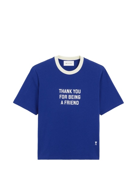 Tricou AMI Paris ami de coeur albastru
