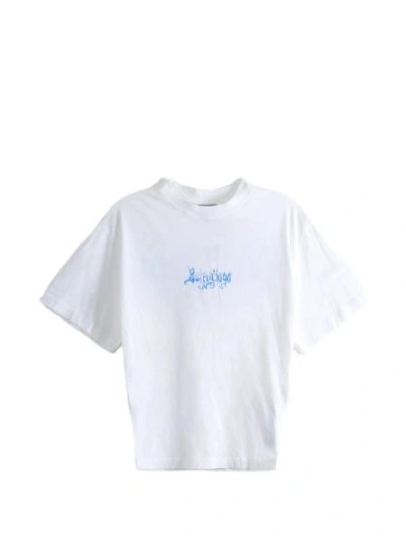 Tricou Balenciaga alb