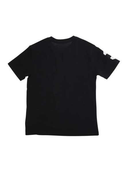 Tricou Black Crew Neck T-Shirt with Pony Embroidery on the Front in Cotton Boy